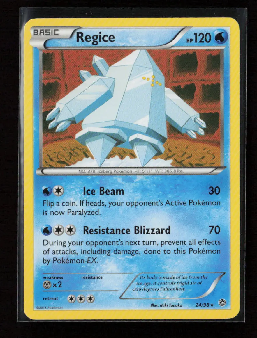 Regice Rare Xy - Ancient Origins 24/98 Lp 1