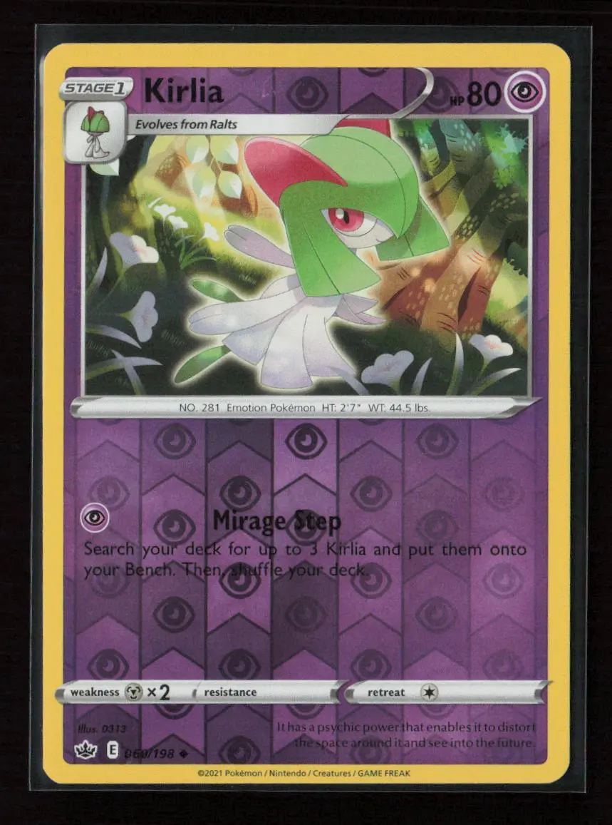 Kirlia Uncommon Swsh06: Chilling Reign 060/198 Nm 1