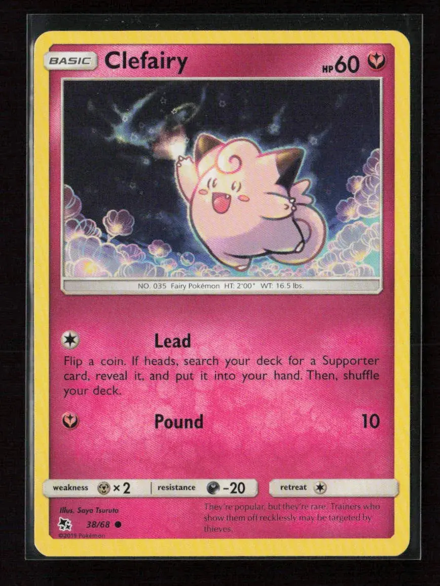 Clefairy (38) Common Hidden Fates 38/68 Lp 1