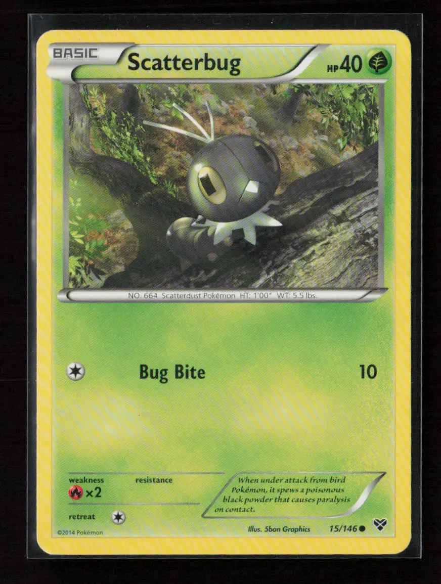 Scatterbug Common Xy Base Set 15/146 Lp 1