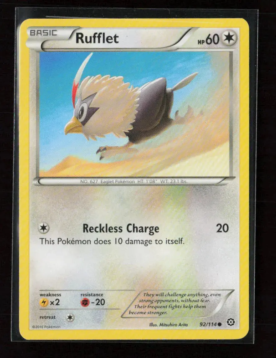 Rufflet Common Xy - Steam Siege 92/114 Lp 1