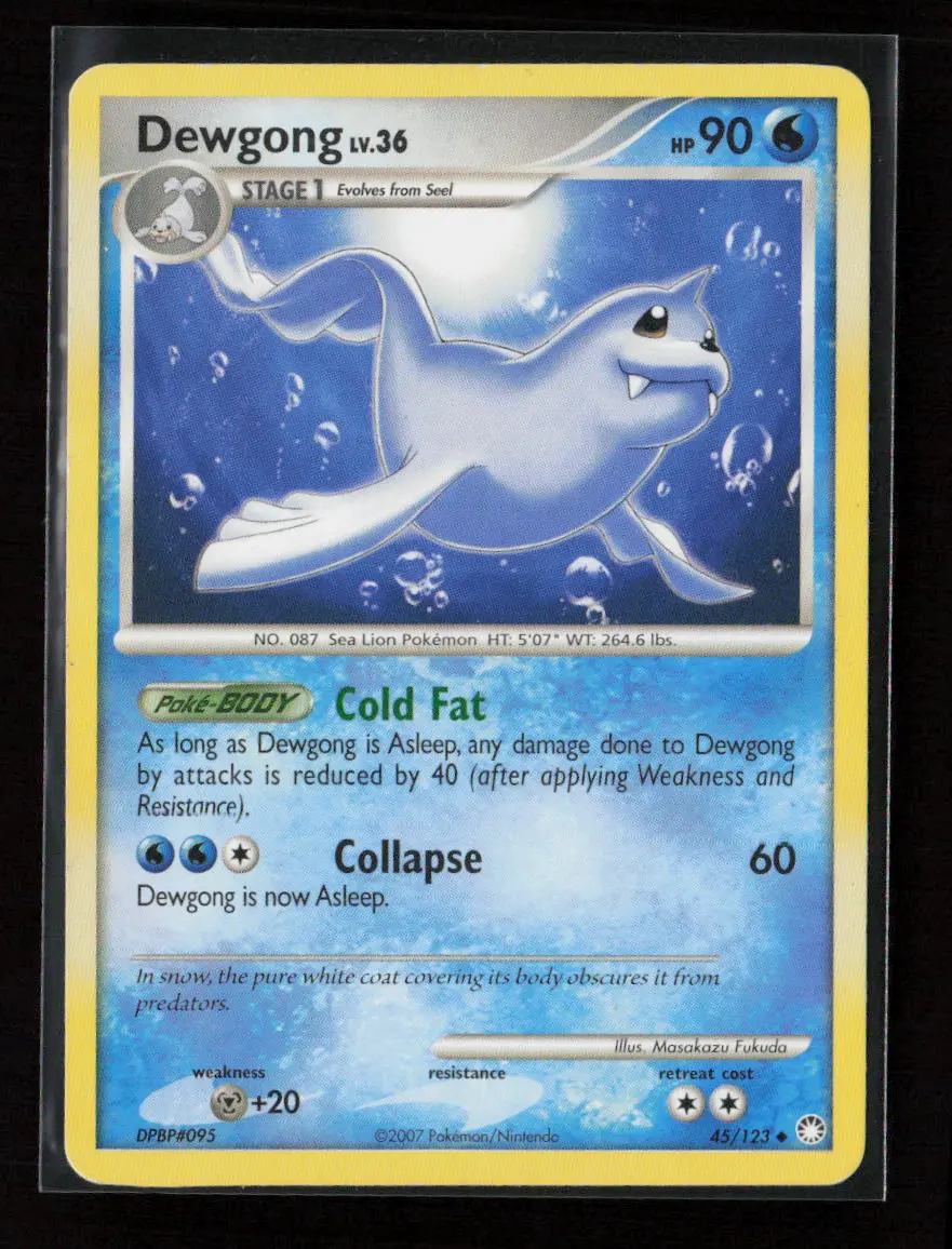 Dewgong Uncommon Mysterious Treasures 45/123 Lp 1