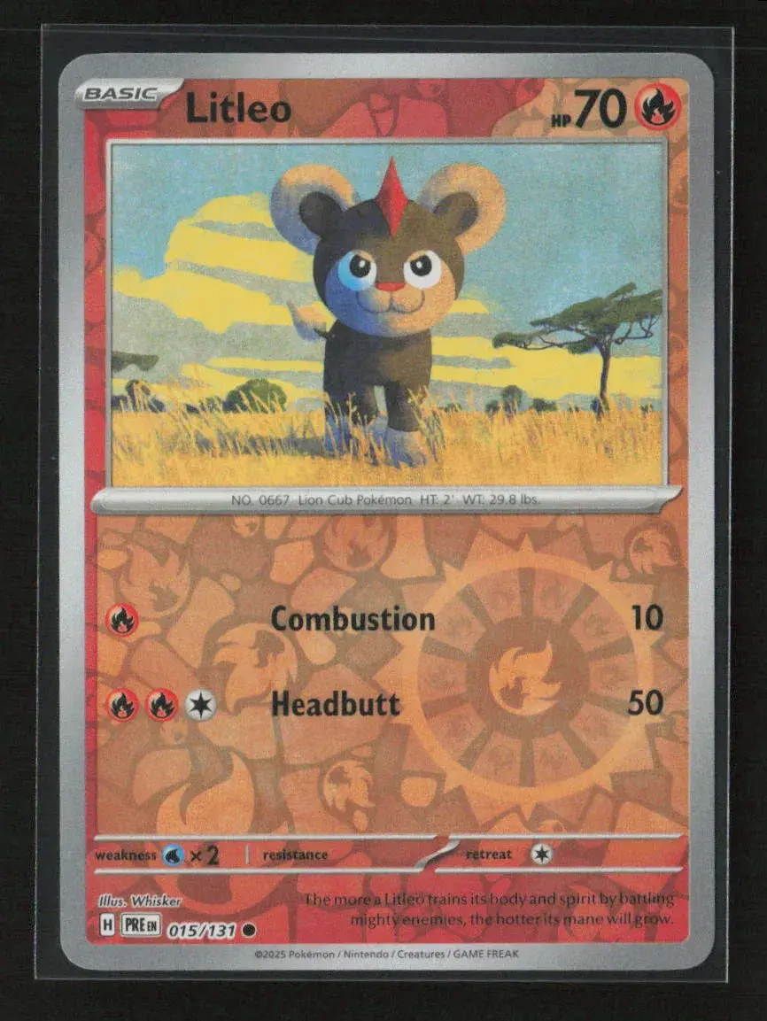 Litleo Common Sv: Prismatic Evolutions 015/131 Nm 1