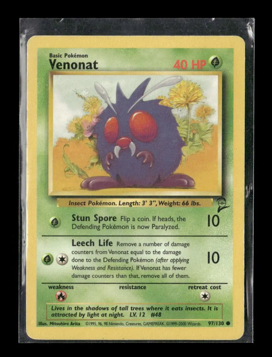 Venonat Common Base Set 2 097/130 Lp 1