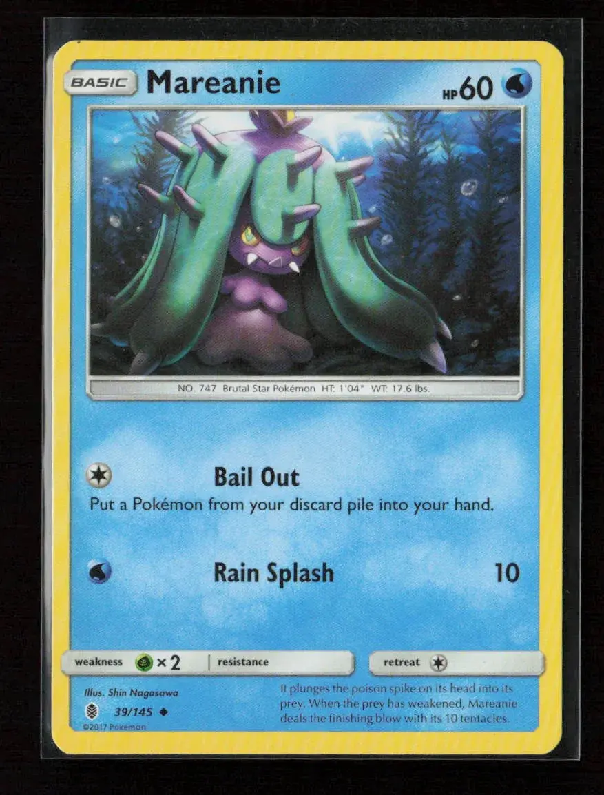 Mareanie Uncommon Sm - Guardians Rising 39/145 Lp 1