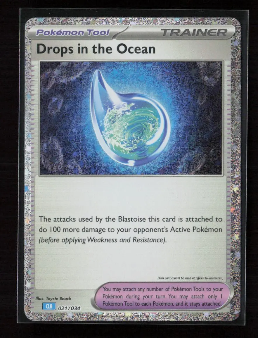 Drops In The Ocean Classic Collection Trading Card Game Classic 021/034 Nm 1