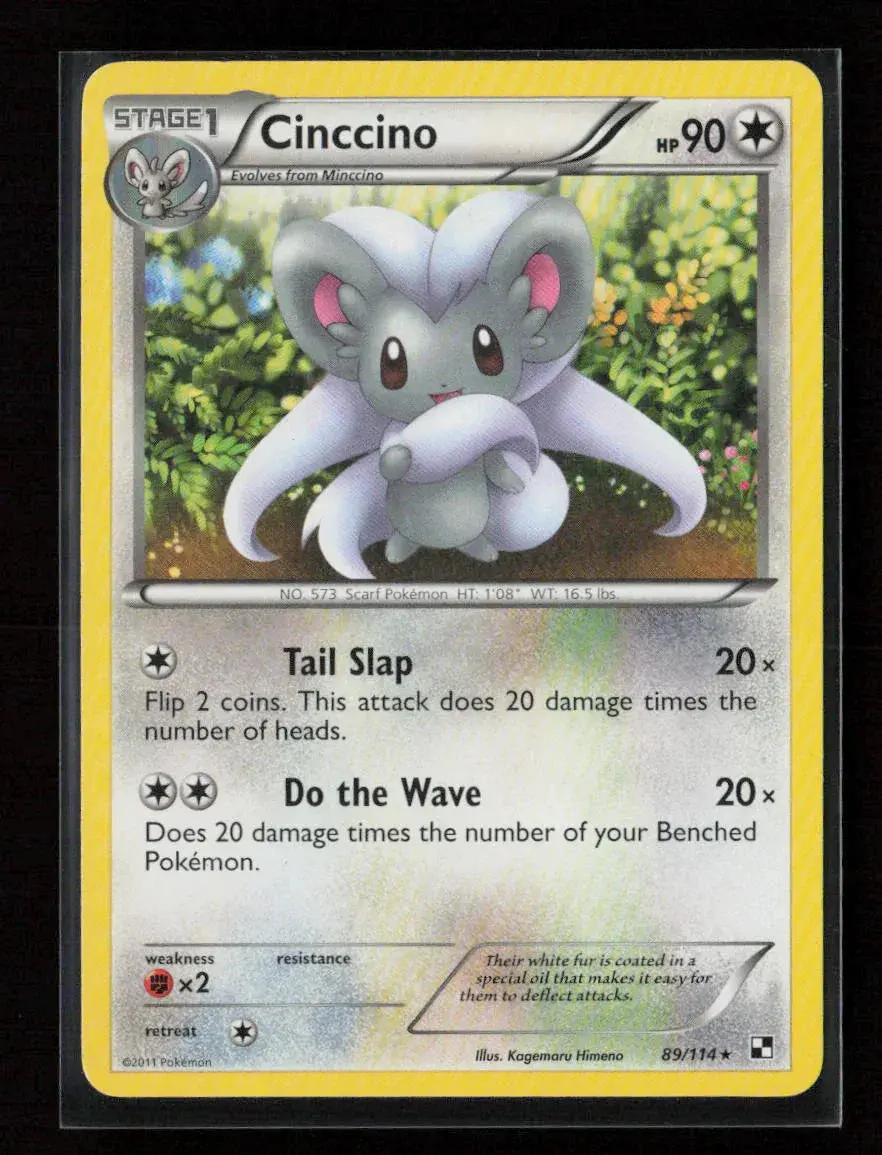 Cinccino Rare Black And White 89/114 Lp 1