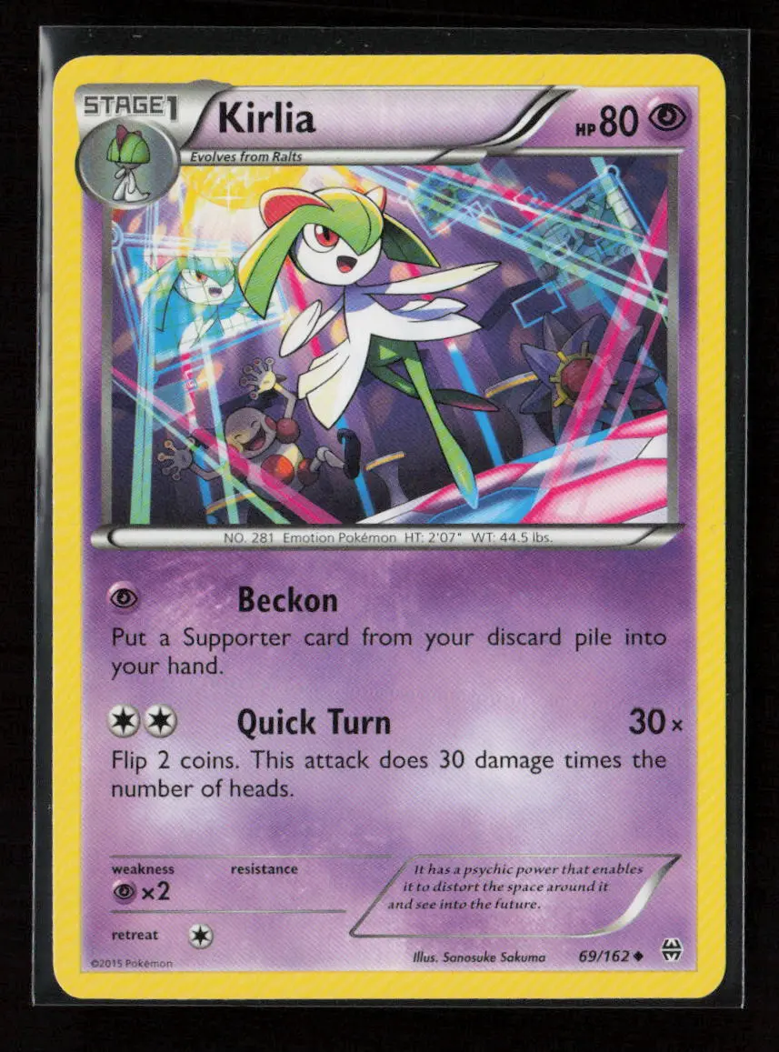 Kirlia Uncommon Xy - Breakthrough 69/162 Lp 1