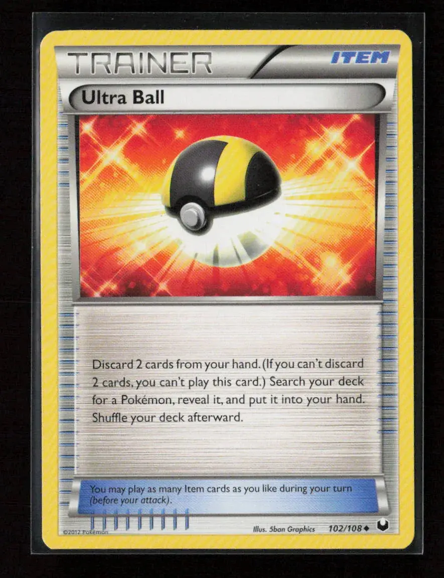 Ultra Ball Uncommon Dark Explorers 102/108 Lp 1