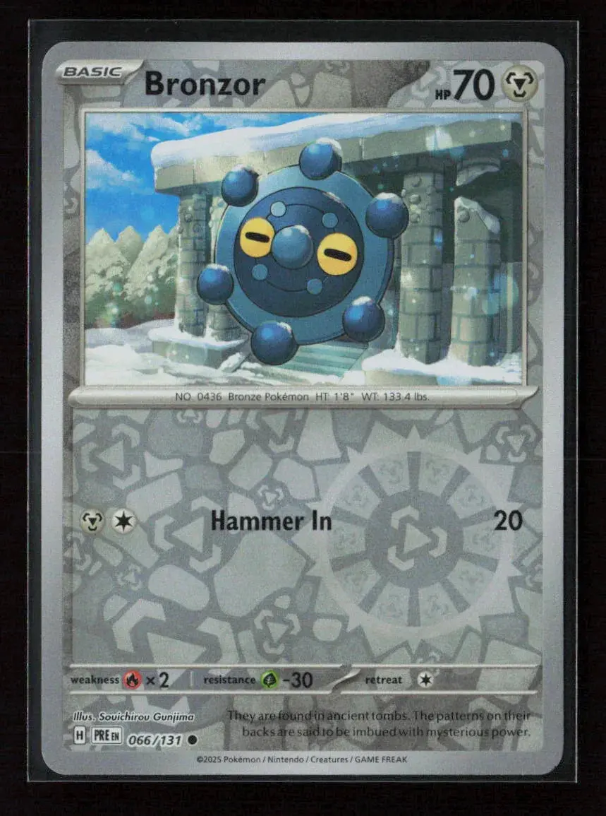 Bronzor Common Sv: Prismatic Evolutions 066/131 Nm 1