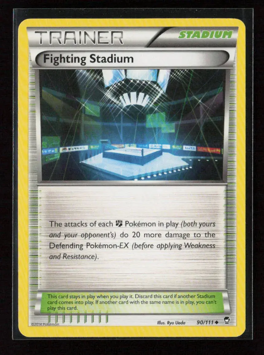 Fighting Stadium Uncommon Xy - Furious Fists 90/111 Lp 1