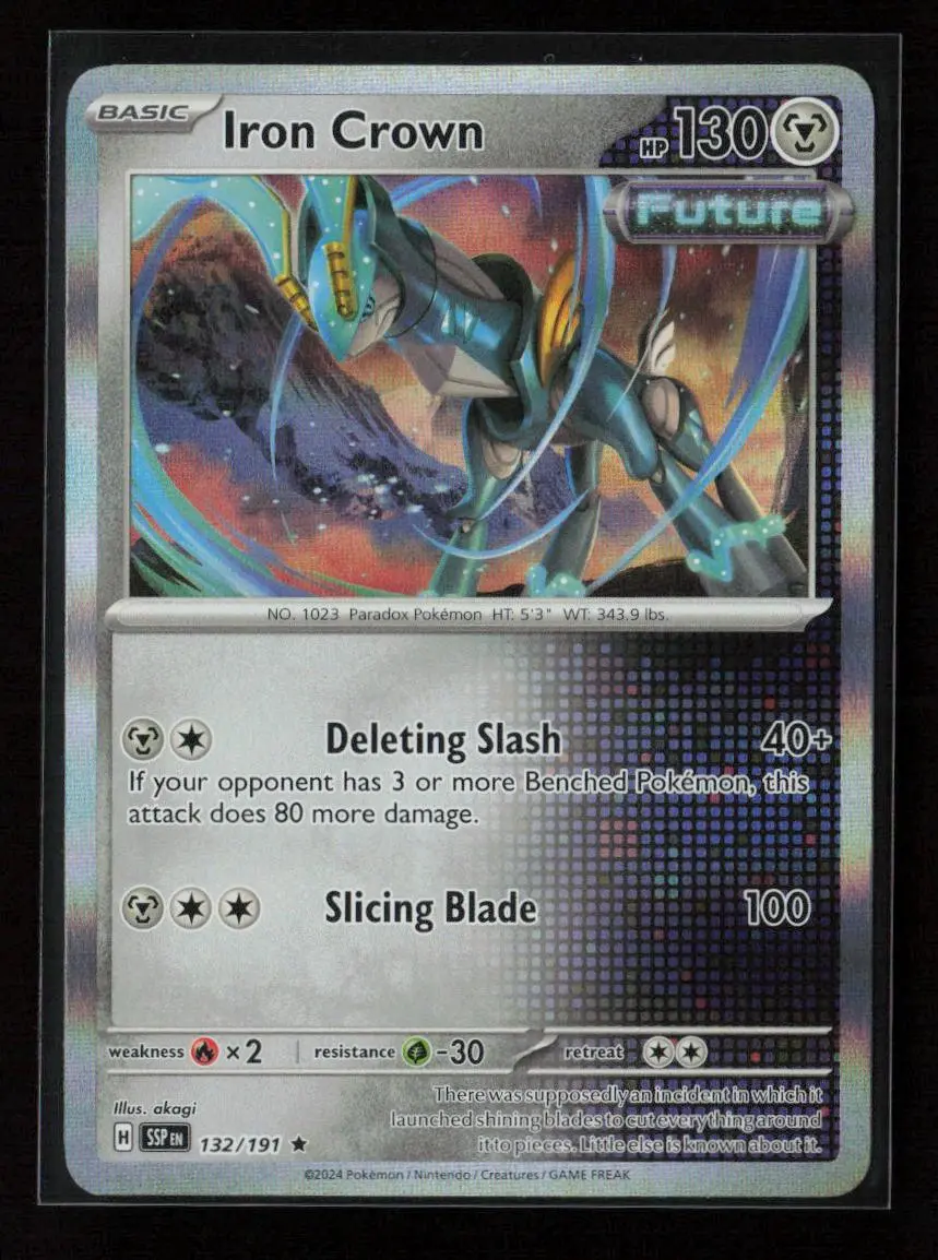 Iron Crown Rare Sv08: Surging Sparks 132/191 Nm 1