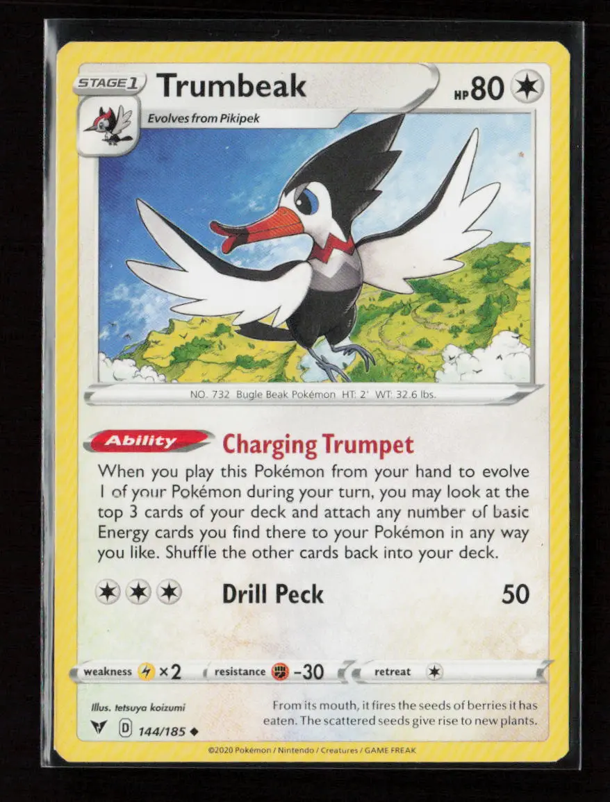 Trumbeak Uncommon Swsh04: Vivid Voltage 144/185 Lp 1