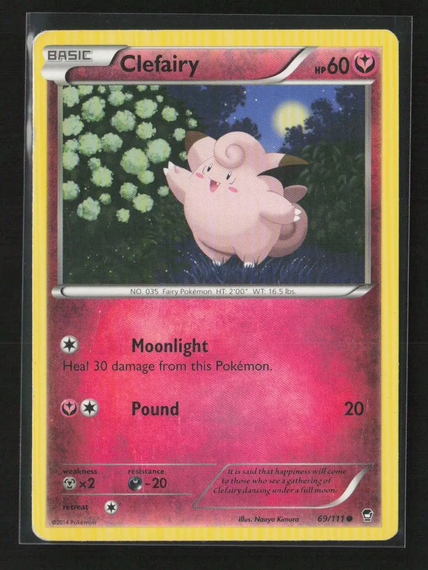 Clefairy (69) Common Xy - Furious Fists 69/111 Lp 1