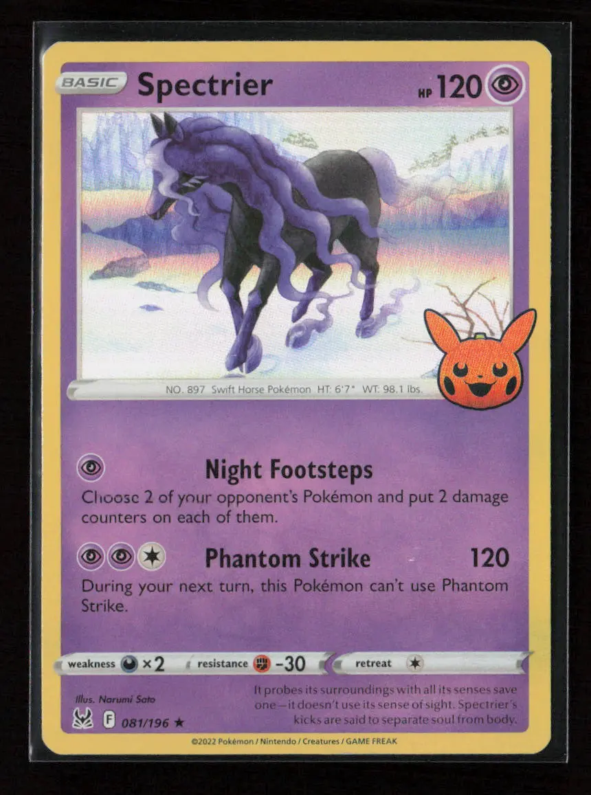 Spectrier Holo Rare Trick Or Trade Booster Bundle 2023 081/196 Nm 1