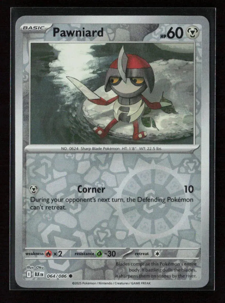 Pawniard Common Sv: Black Bolt 064/086 Nm 1