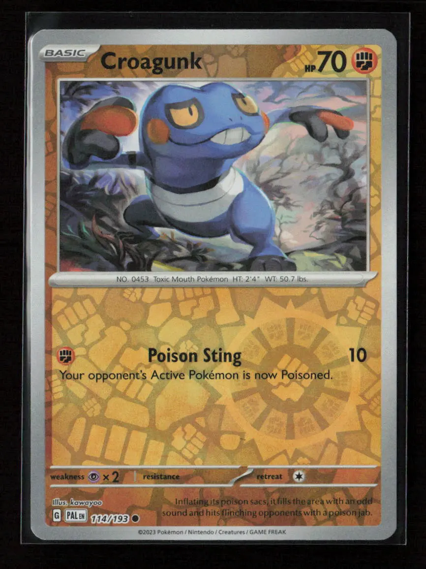 Croagunk Common Sv02: Paldea Evolved 114/193 Nm 1