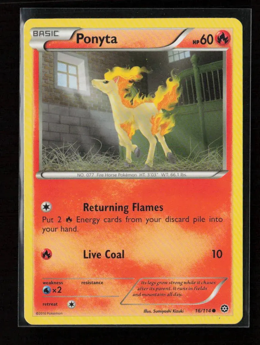 Ponyta Common Xy - Steam Siege 16/114 Lp 1