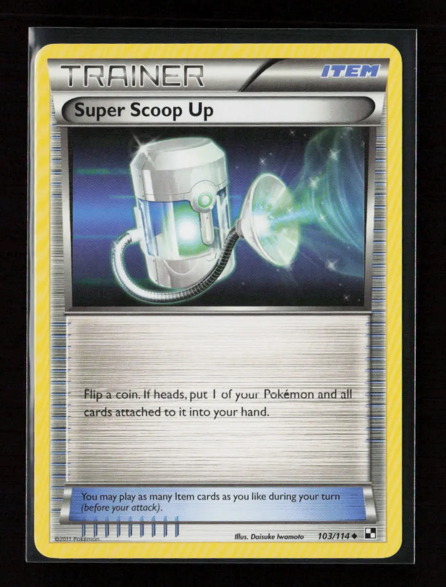 Super Scoop Up Uncommon Black And White 103/114 Nm 1