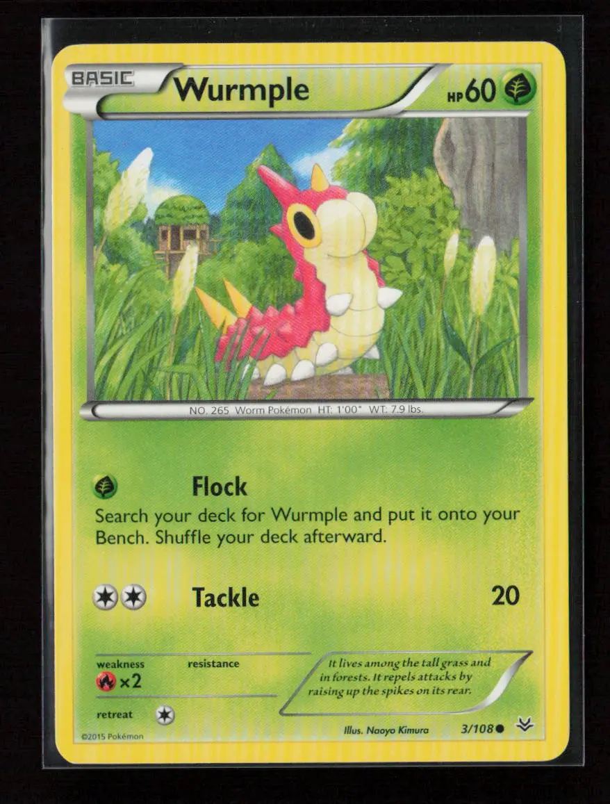 Wurmple Common Xy - Roaring Skies 3/108 Lp 1