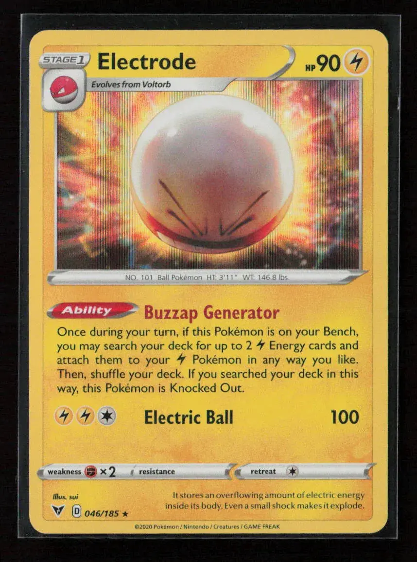 Electrode Holo Rare Swsh04: Vivid Voltage 046/185 Nm 1