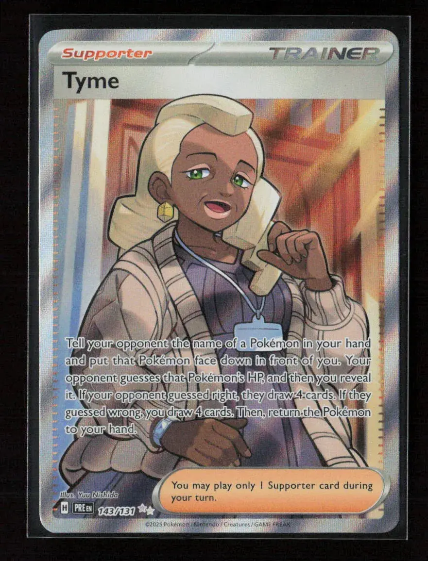 Tyme Ultra Rare Sv: Prismatic Evolutions 143/131 Nm 1