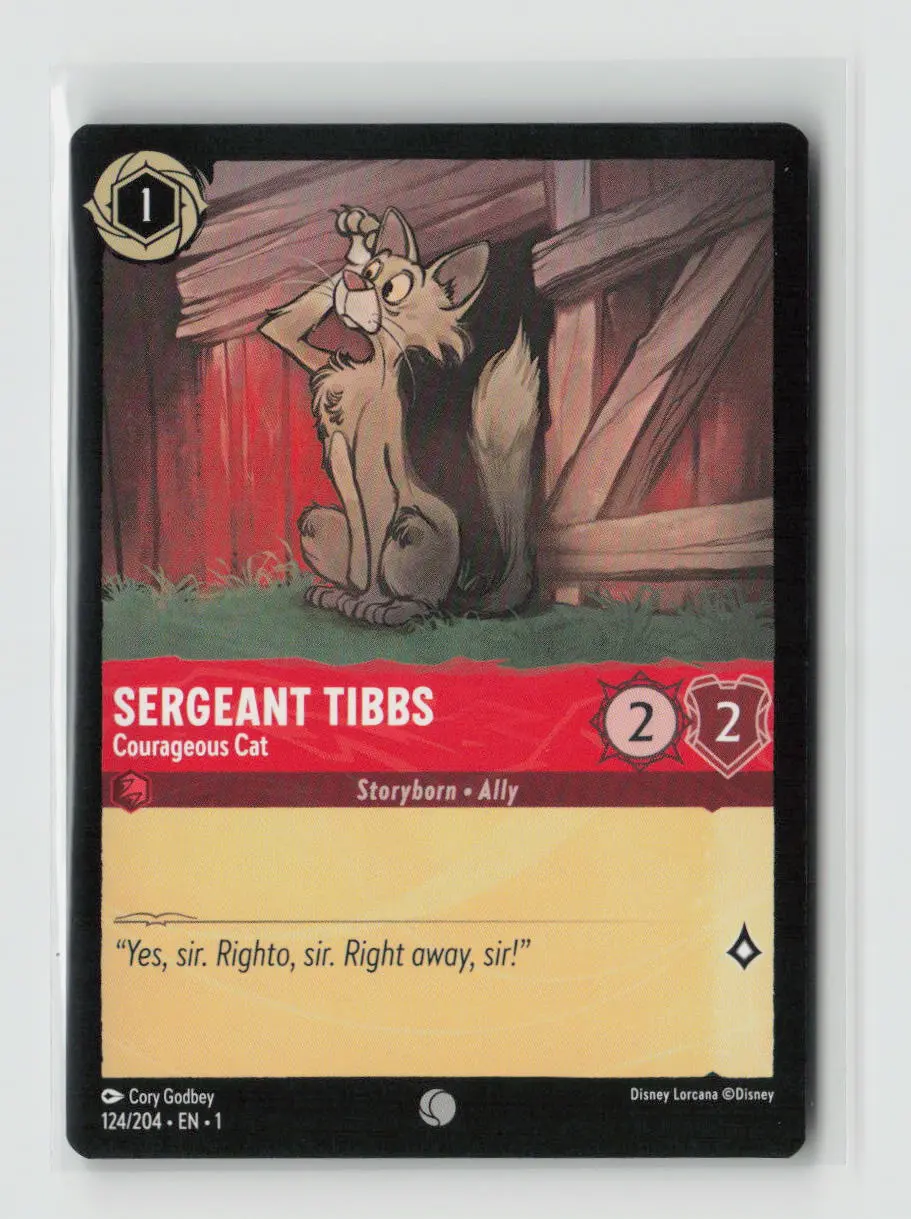 Sergeant Tibbs - Courageous Cat Common The First Chapter 124/204 Nm 1
