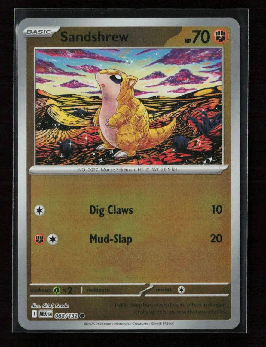 Sandshrew Common Me01: Mega Evolution 068/132 Nm 1