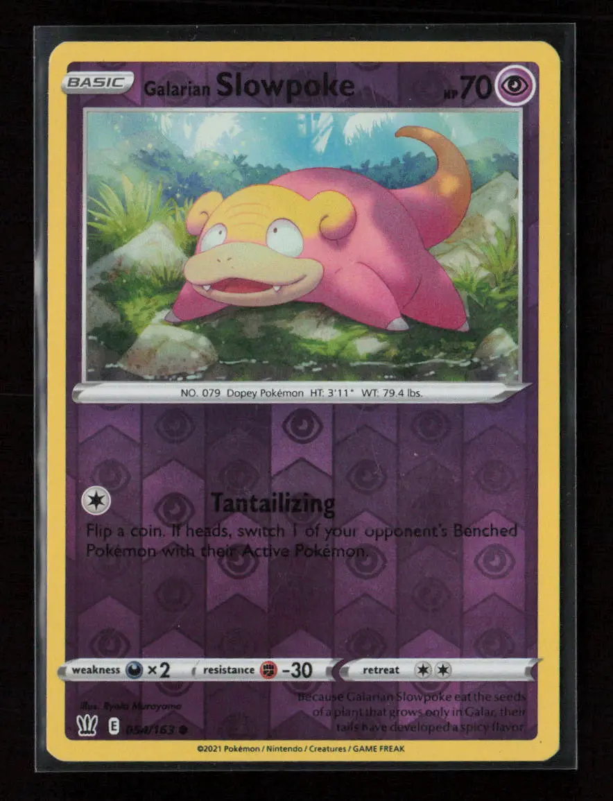 Galarian Slowpoke Common Swsh05: Battle Styles 054/163 Nm 1