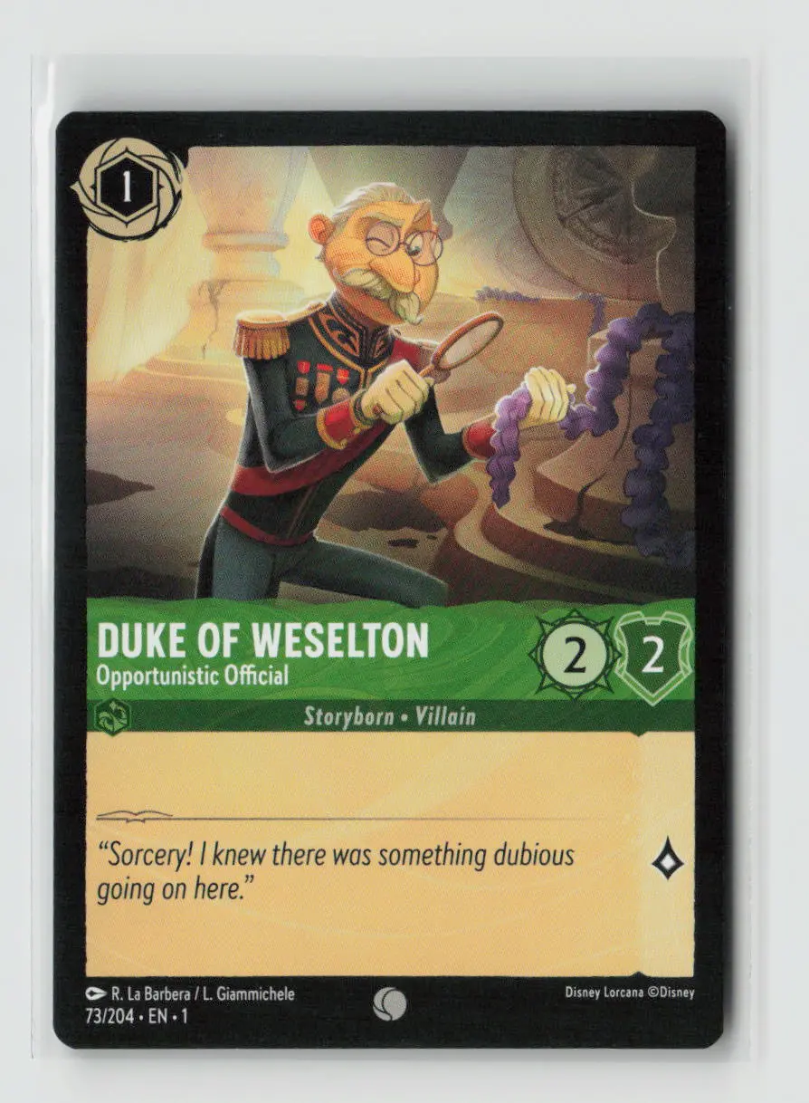 Duke Of Weselton - Opportunistic Official Common The First Chapter 73/204 Nm 1