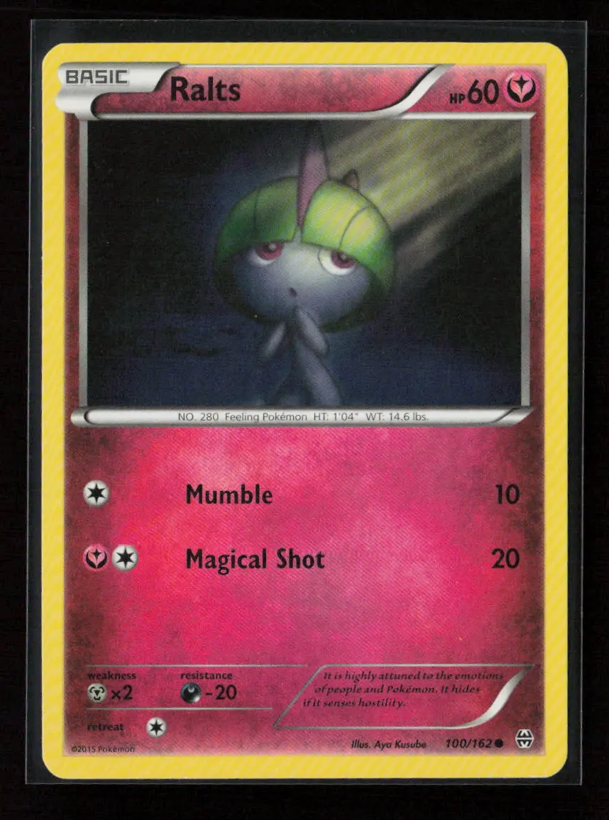 Ralts (100) Common Xy - Breakthrough 100/162 Lp 1