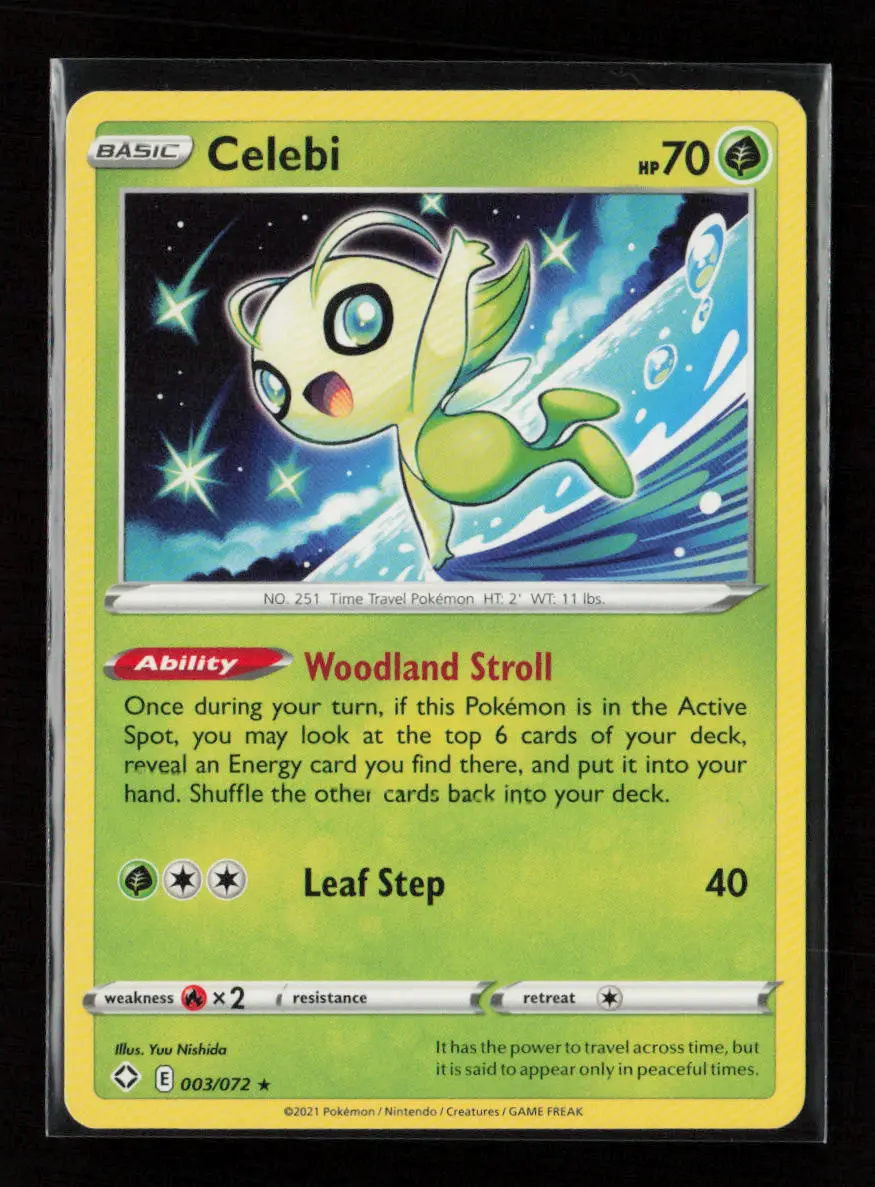 Celebi Rare Shining Fates 003/072 Lp 1