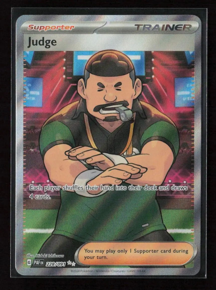 Judge Ultra Rare Sv: Paldean Fates 228/091 Nm 1