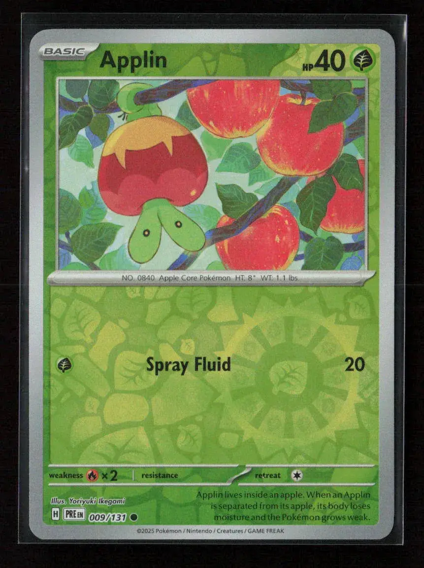 Applin Common Sv: Prismatic Evolutions 009/131 Nm 1