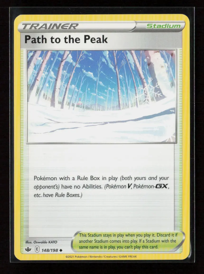 Path To The Peak Uncommon Swsh06: Chilling Reign 148/198 Lp 1