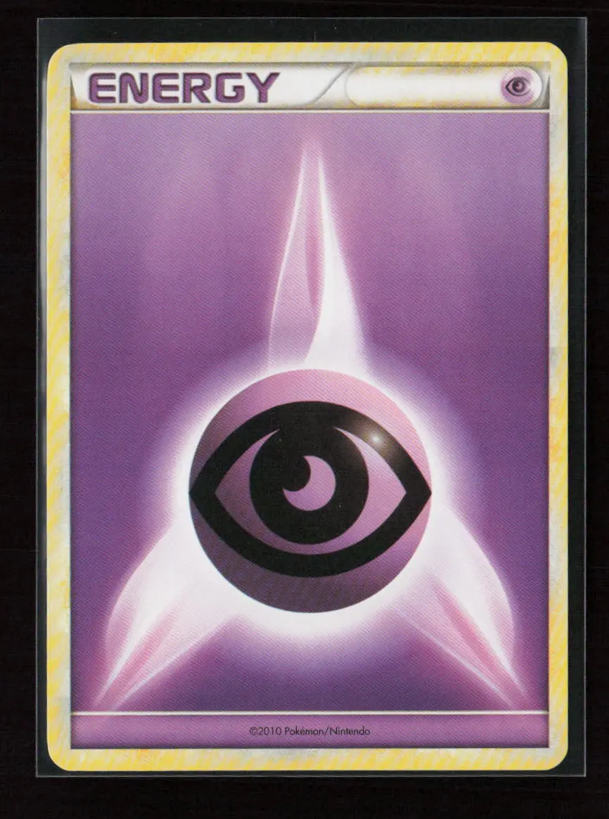 Psychic Energy (2010 Unnumbered Hgss Style Non-Holo) Promo League & Championship Cards Nm 1