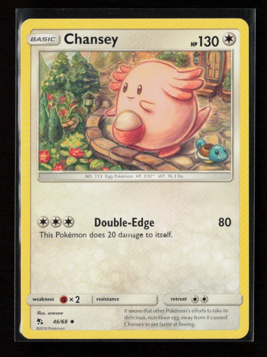 Chansey Uncommon Hidden Fates 46/68 Lp 1