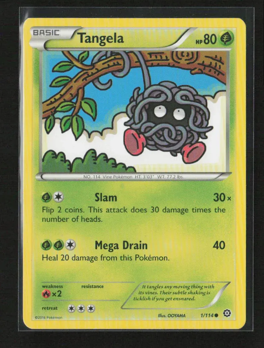 Tangela Common Xy - Steam Siege 1/114 Lp 1