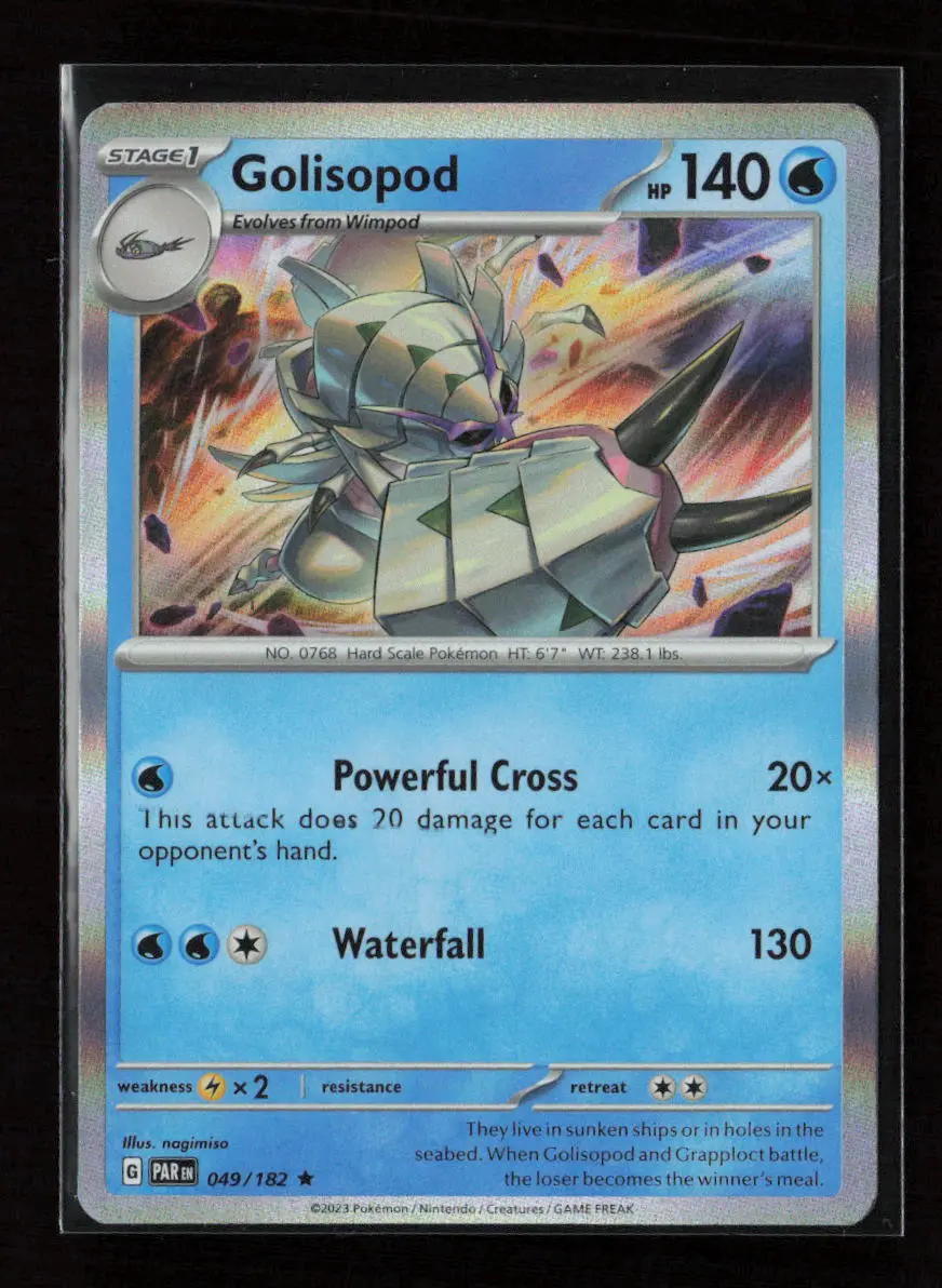 Golisopod Rare Sv04: Paradox Rift 049/182 Nm 1