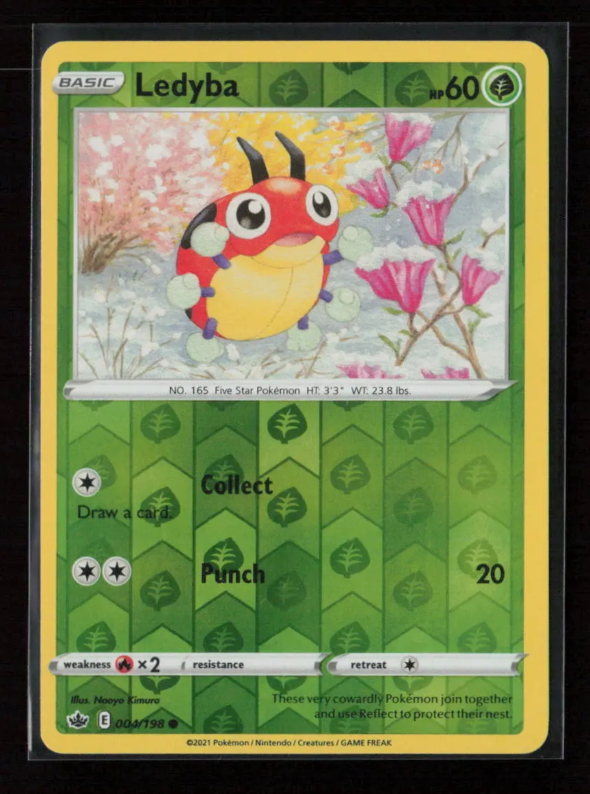 Ledyba Common Swsh06: Chilling Reign 004/198 Lp 1