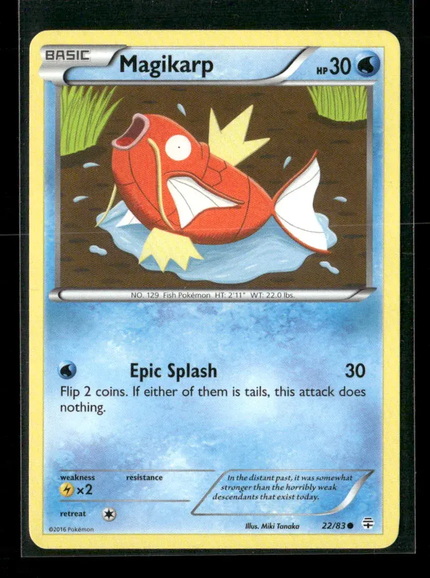 Magikarp Common Generations 22/83 Lp 1