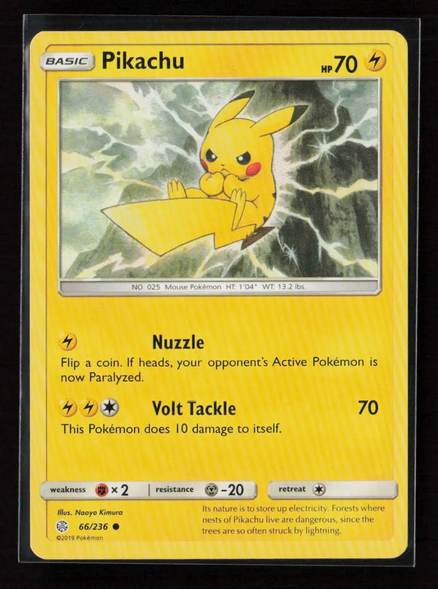 Pikachu Common Sm - Cosmic Eclipse 66/236 Lp 1