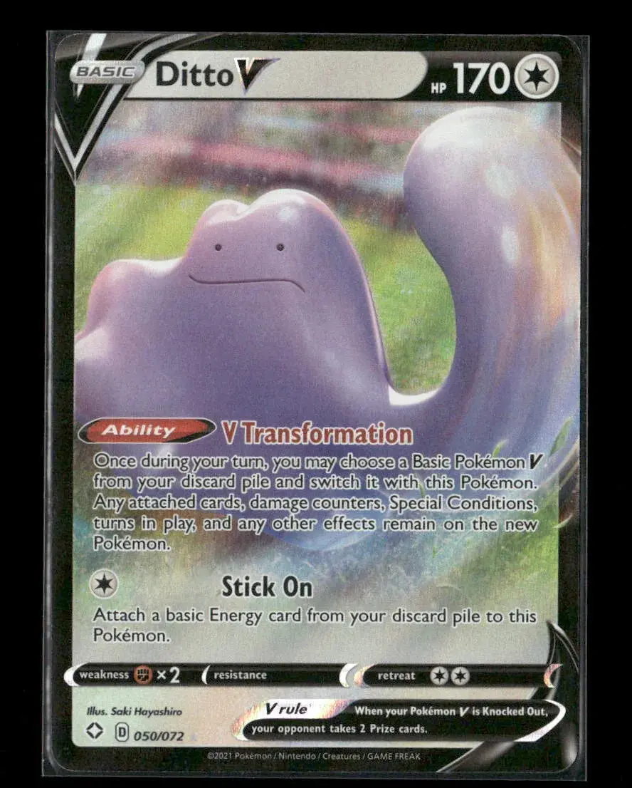 Ditto V Ultra Rare Shining Fates 050/072 Lp 1
