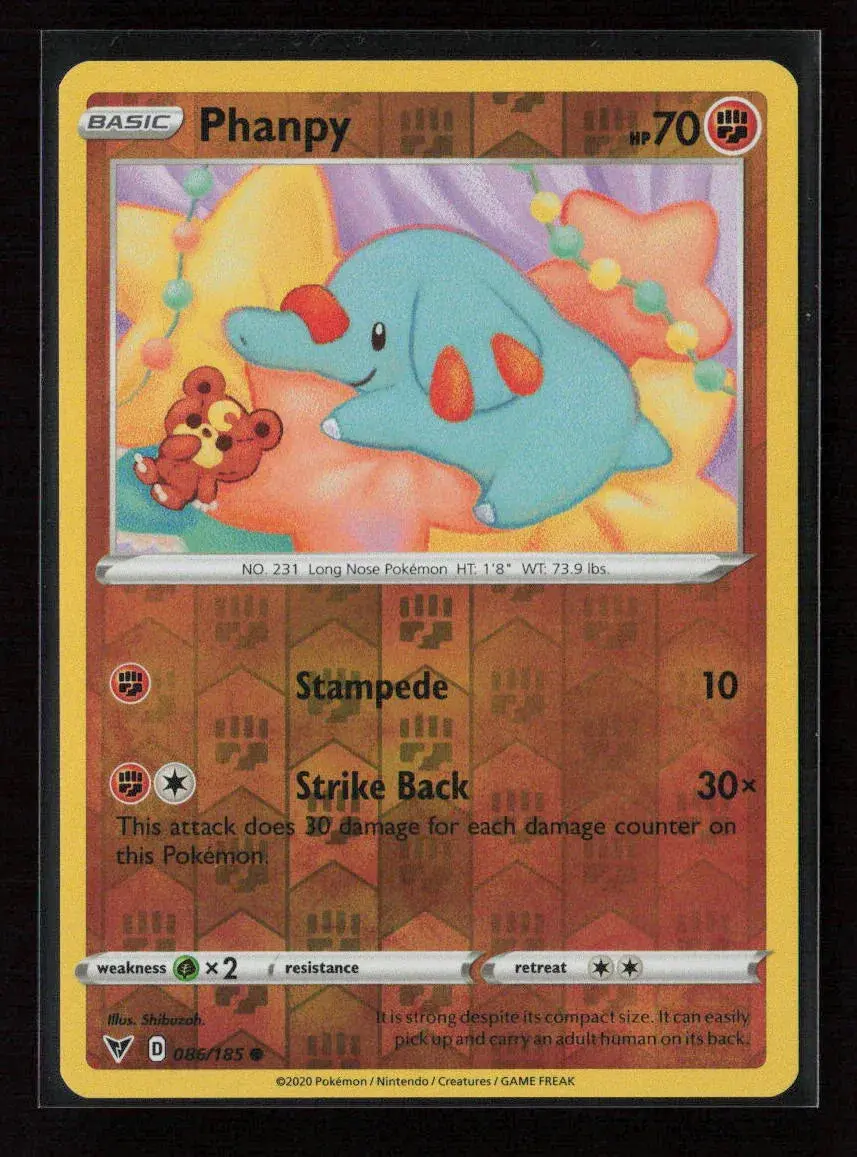 Phanpy Common Swsh04: Vivid Voltage 086/185 Nm 1
