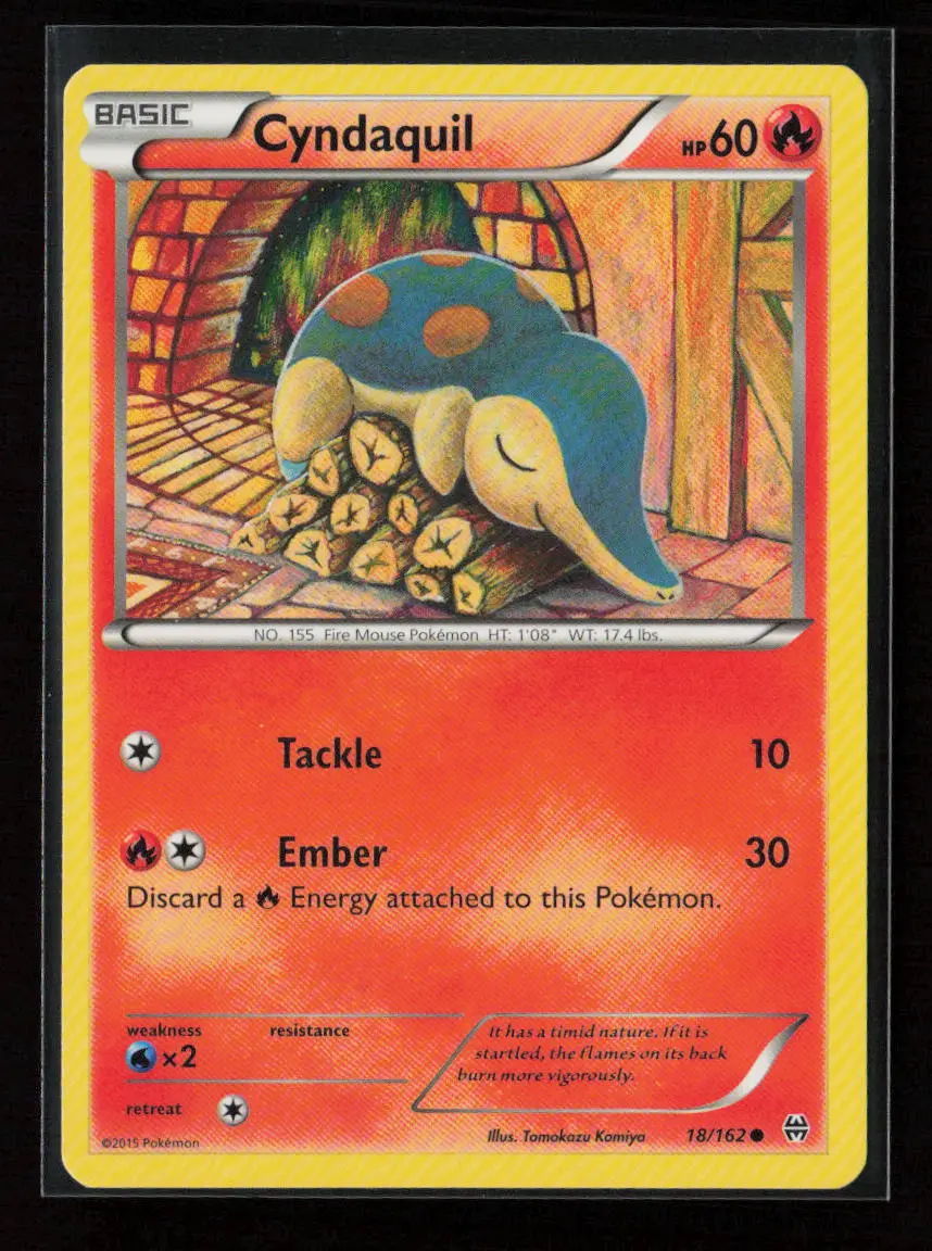 Cyndaquil Common Xy - Breakthrough 18/162 Lp 1