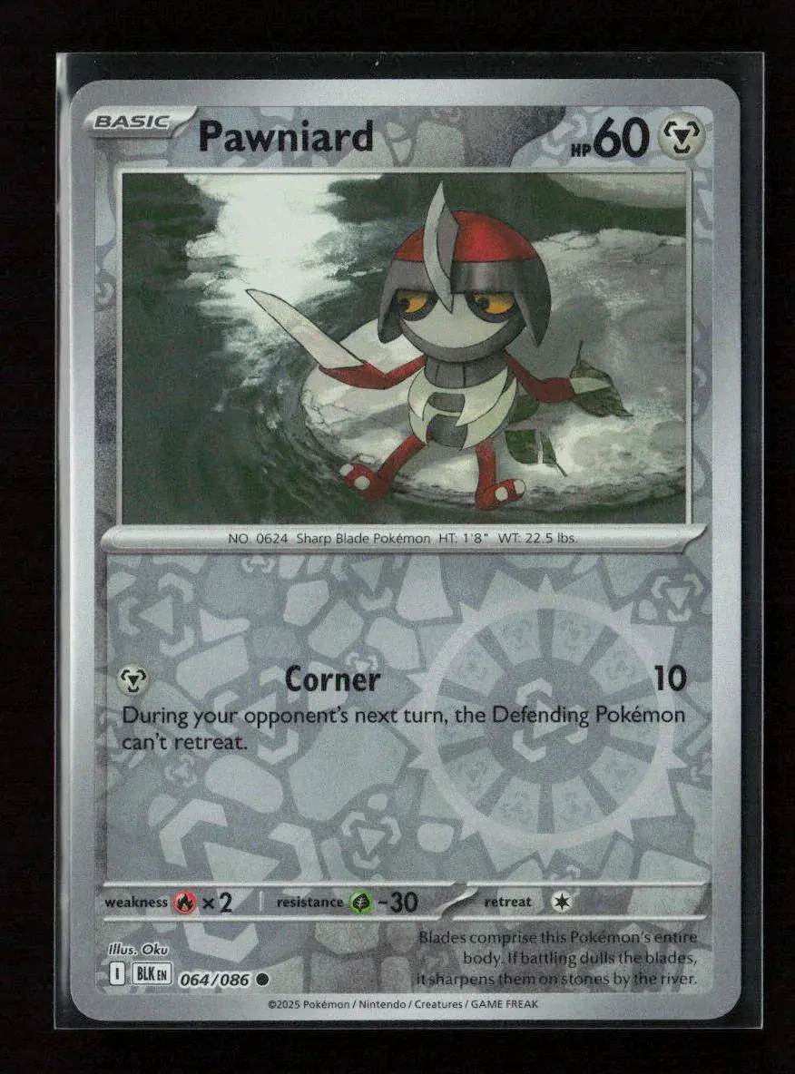 Pawniard Common Sv: Black Bolt 064/086 Nm 1