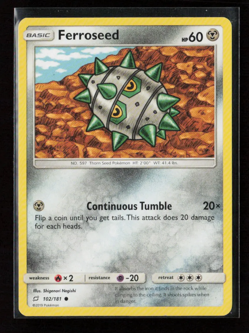 Ferroseed Common Sm - Team Up 102/181 Lp 1