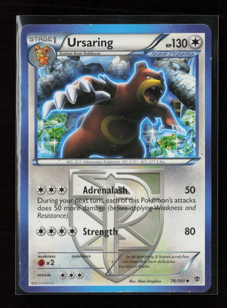 Ursaring (Team Plasma) Uncommon Plasma Blast 76/101 Mp 1