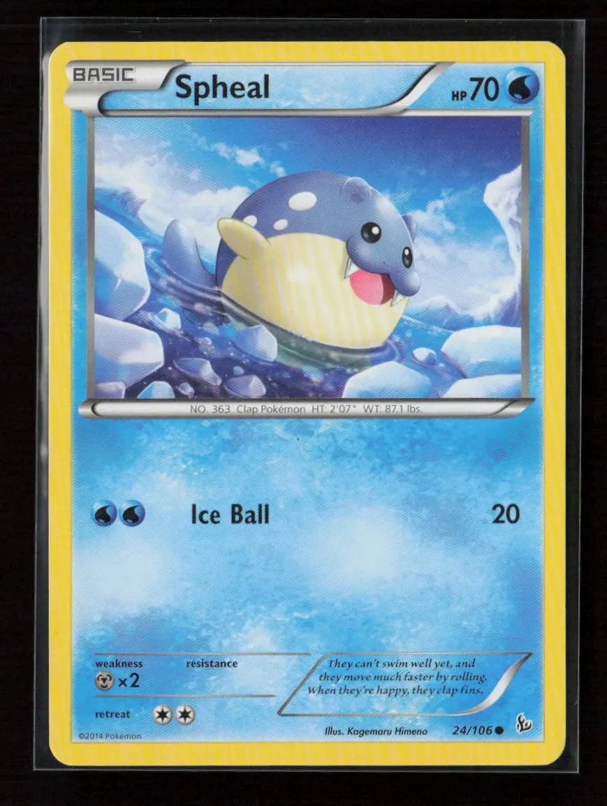 Spheal Common Xy - Flashfire 24/106 Lp 1