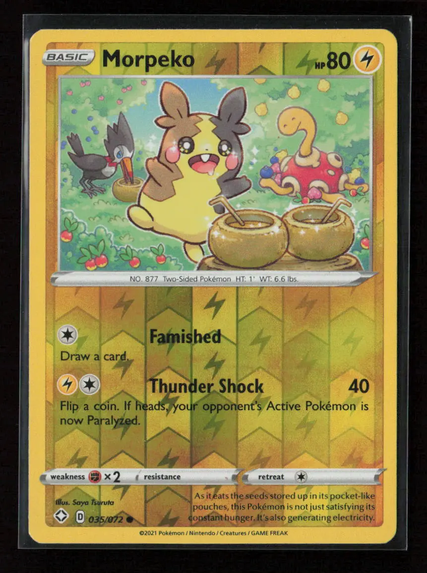 Morpeko (035) Common Shining Fates 035/072 Nm 1